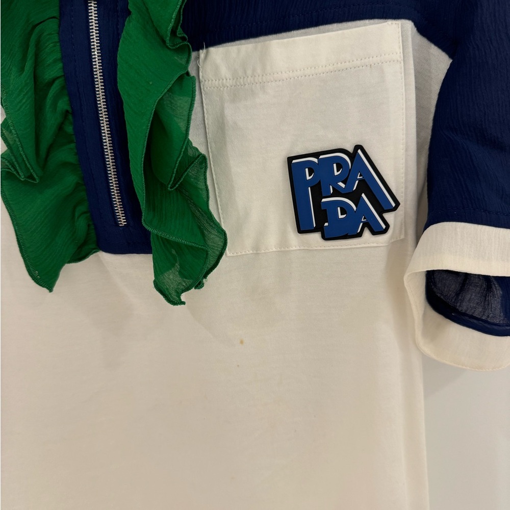 Prada 2019 Colorblock Pattern Polo - image 3